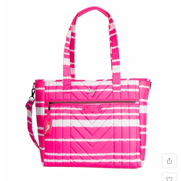 lug Handbags - NWT Lug Paddle magenta stripe